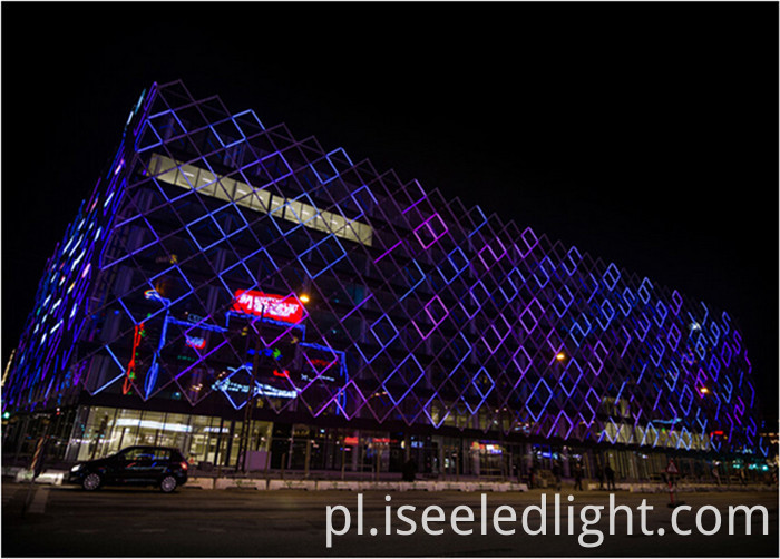 DMX RGB digital tube facade lighting